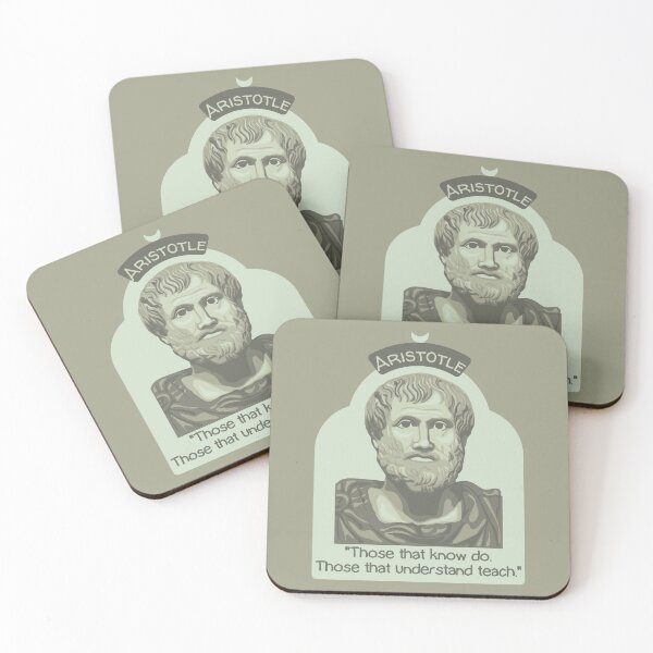 Item preview, Aristotle Portrait and Quote designed and sold by Unhinged Heather.