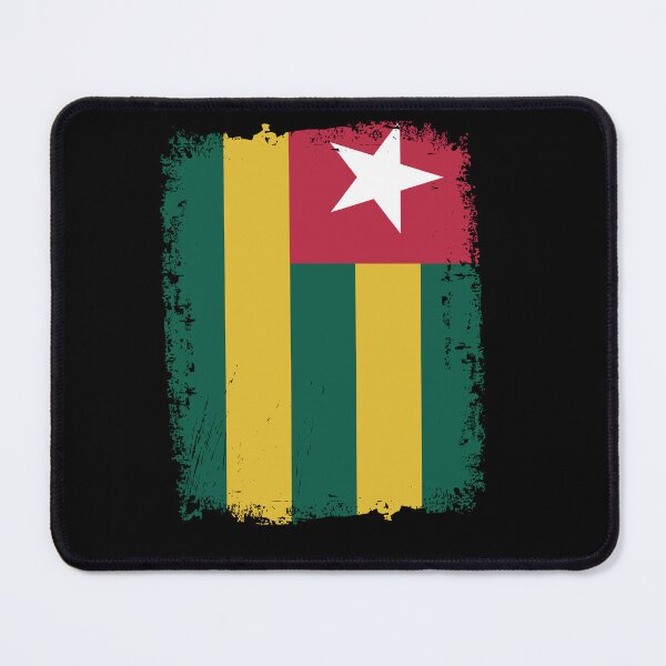 Item preview, Togo Flag Distressed designed and sold by rafaeltto.