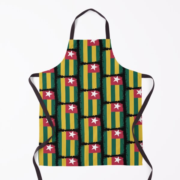 Item preview, Togo Flag Distressed designed and sold by rafaeltto.
