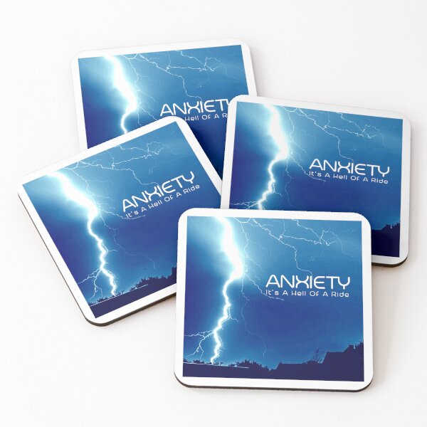 Item preview, Anxiety. It's A Hell Of A Ride. Lightning Design. designed and sold by JoseyMiles.
