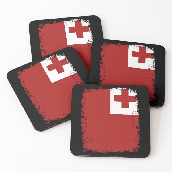 Item preview, Tonga Flag Distressed designed and sold by rafaeltto.