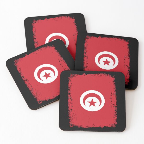 Item preview, Tunisia Flag Distressed designed and sold by rafaeltto.