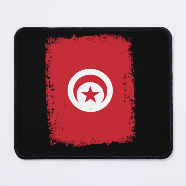 Item preview, Tunisia Flag Distressed designed and sold by rafaeltto.
