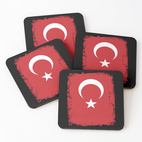 Item preview, Turkey Flag Distressed designed and sold by rafaeltto.