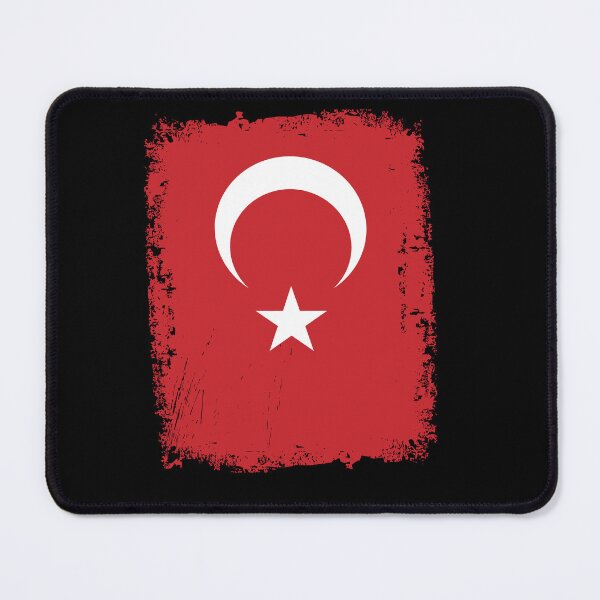 Item preview, Turkey Flag Distressed designed and sold by rafaeltto.