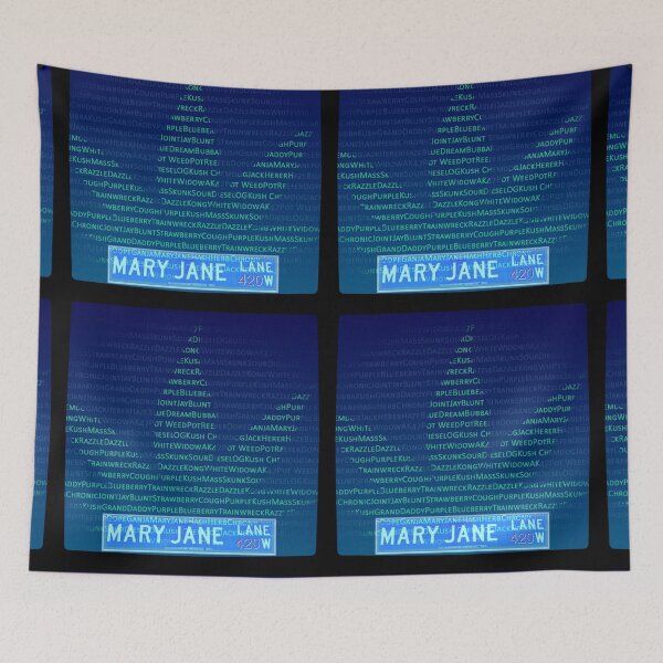 Item preview, Mary Jane  Lane - Blue Leaf designed and sold by asphaltimages.