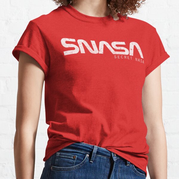 SNASA (Secret NASA Typography) Classic T-Shirt