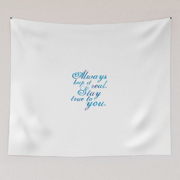Item preview, Keep It Real - Blue designed and sold by FalconArt.