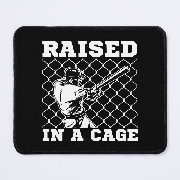 Item preview, Funny Raised In A Cage Baseball Coach Catcher Pitcher designed and sold by MichelSorour.