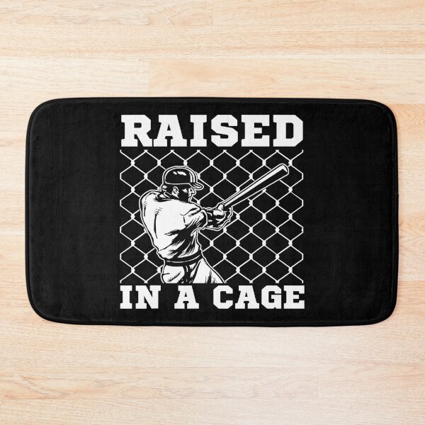 Item preview, Funny Raised In A Cage Baseball Coach Catcher Pitcher designed and sold by MichelSorour.