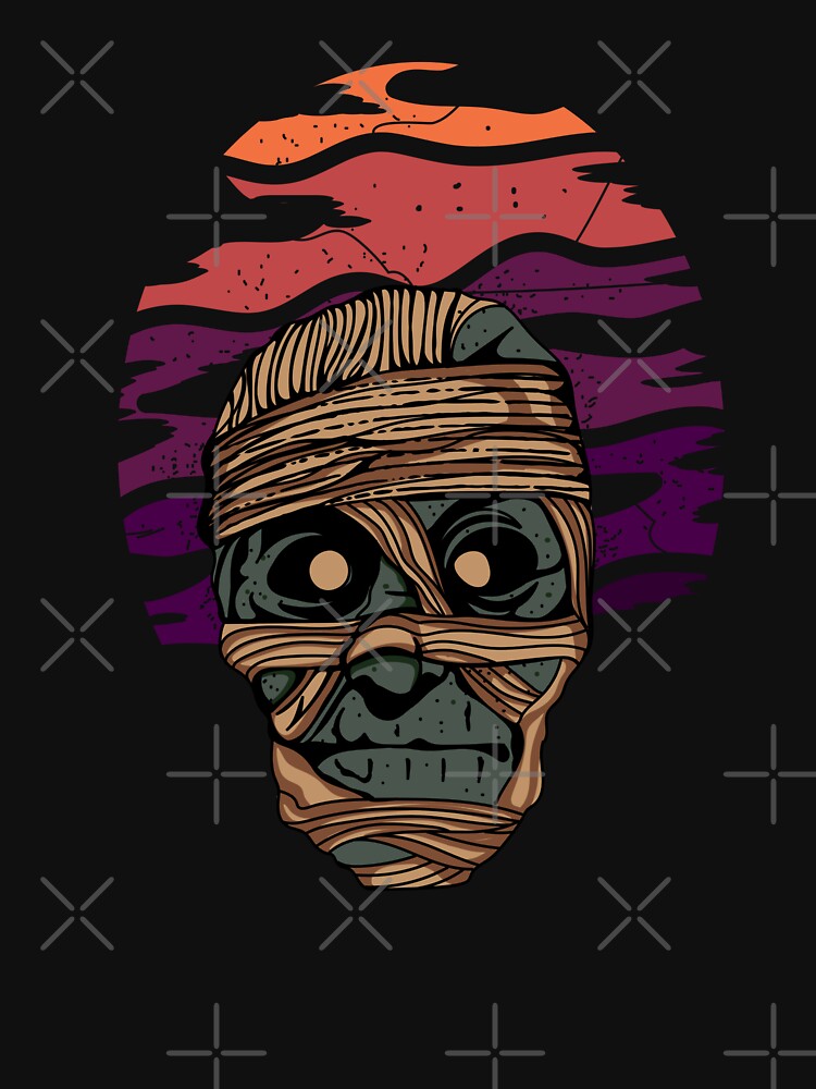 Discover Zombie Mummy Retro Halloween Monster Classic T-Shirt