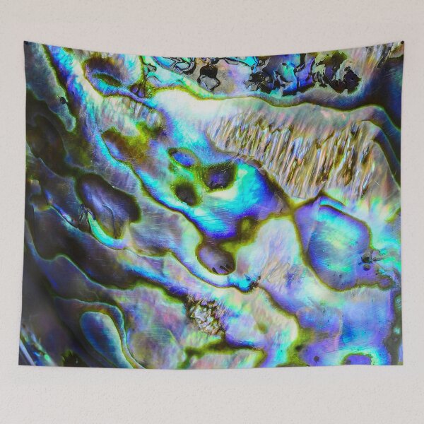 Item preview, Abstract Paua Abalone Shell Texture Pattern, Polished Paua Abalone Shell, Multicolor Paua Abalone Shell Haliotis Background, Shiny Mother Of Pearl Paua Abalone Shell designed and sold by Trendymotion.