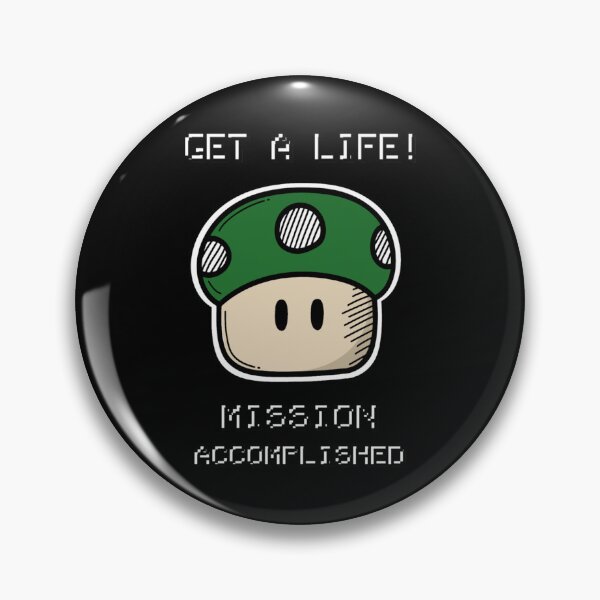 Item preview, Get A Life Mission Accomplished Gamer Classic T-Shirt designed and sold by debbieeileenrzp.