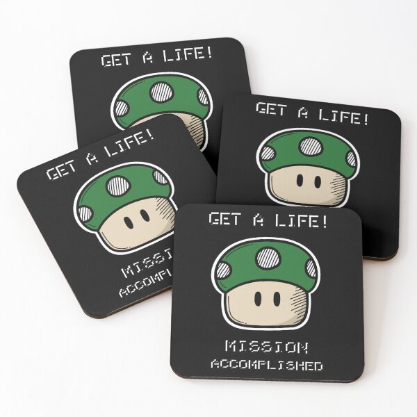 Item preview, Get A Life Mission Accomplished Gamer Classic T-Shirt designed and sold by debbieeileenrzp.