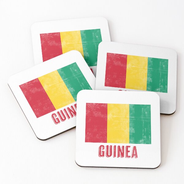 Item preview, Flag of Guinea "Grunge" look. designed and sold by KTSubz Faith & Fun Designs.