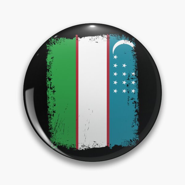 Item preview,  Uzbekistan Flag Distressed designed and sold by rafaeltto.
