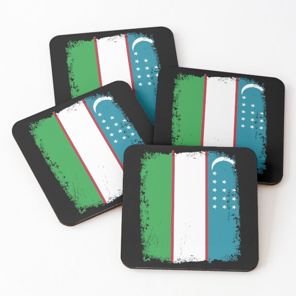 Item preview,  Uzbekistan Flag Distressed designed and sold by rafaeltto.