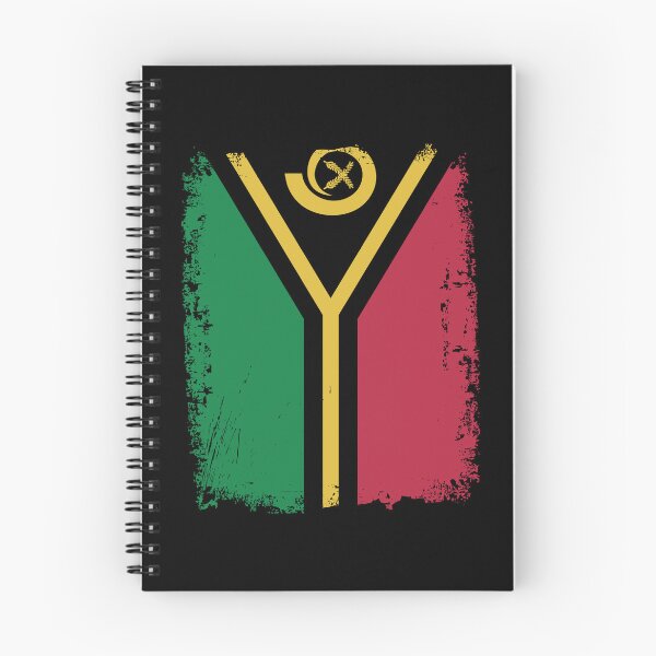Item preview, Vanuatu Flag Distressed designed and sold by rafaeltto.