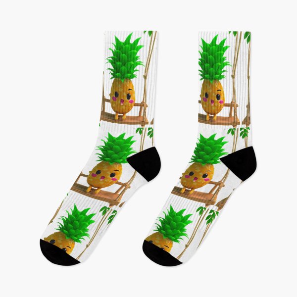 Item preview, Cute Pineapple On A Swing designed and sold by culturestash.