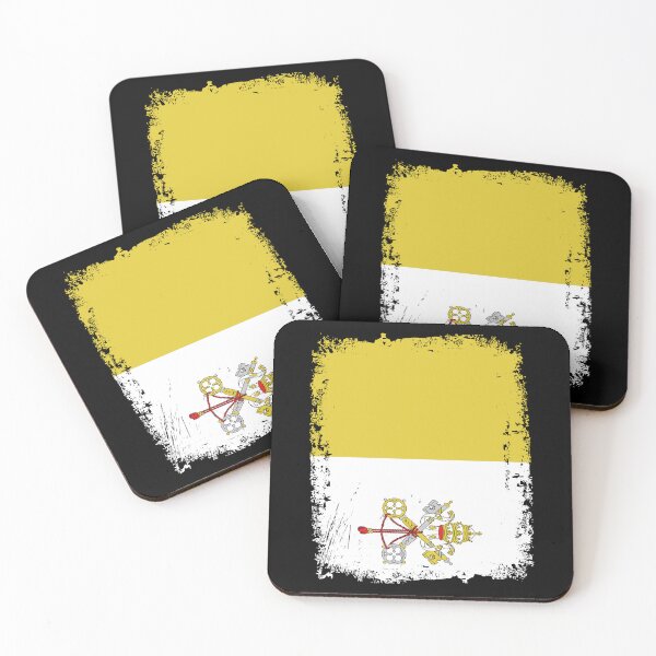 Item preview, Vatican City State Flag Distressed designed and sold by rafaeltto.