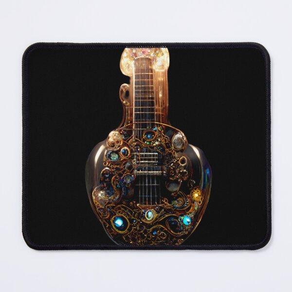 Item preview, Gfab Bfab Gen Ai FFab ABAI Surreal Trends Clothing Gemmed Electric guitar designed and sold by Surrealtrends.