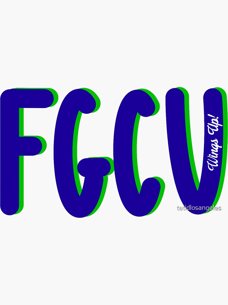"Florida Gulf Coast University Wings up!" Sticker for Sale by