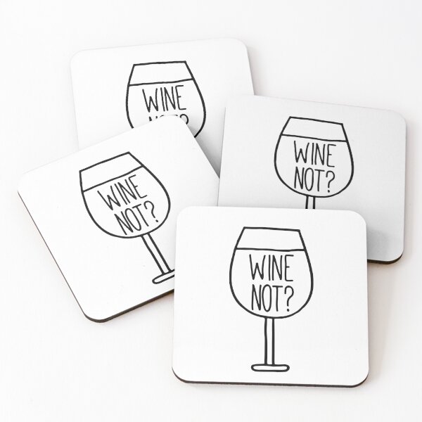Item preview, Wine Not Funny Drinking Quote designed and sold by whimseydesigns.