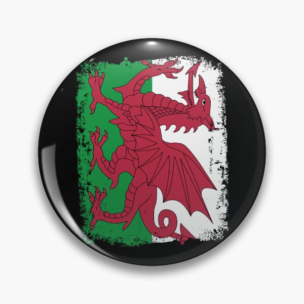 Item preview, Wales Flag Distressed designed and sold by rafaeltto.