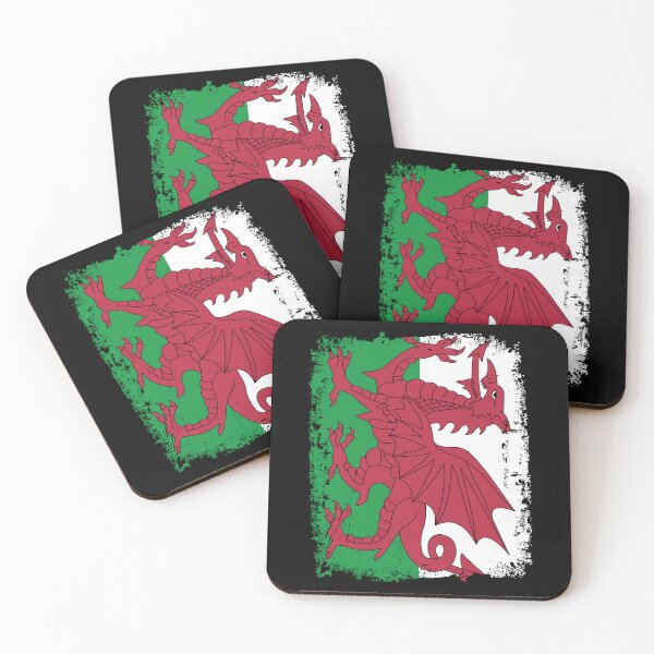 Item preview, Wales Flag Distressed designed and sold by rafaeltto.