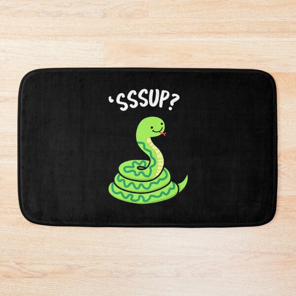 Item preview, Sssup Funny Hissing Snake Puns (Dark BG) designed and sold by punnybone.