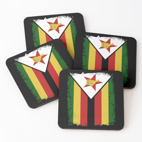 Item preview, Zimbabwe Flag Distressed designed and sold by rafaeltto.