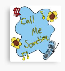 911/Mr. Lonely CALL ME SOMETIME Canvas Print