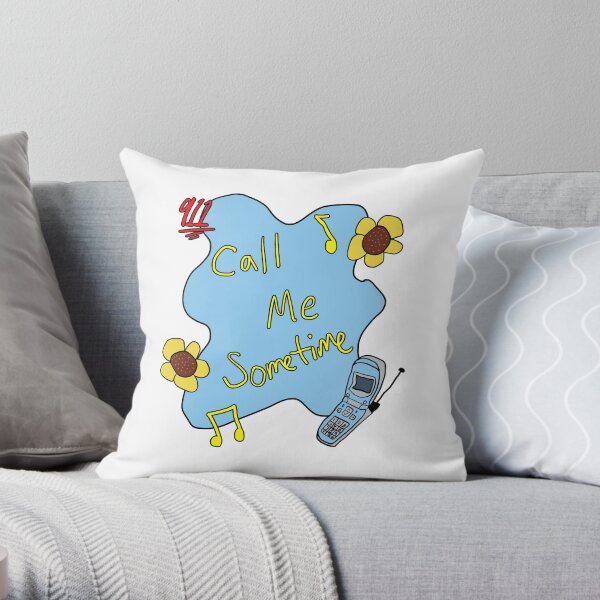 911/Mr. Lonely CALL ME SOMETIME Throw Pillow