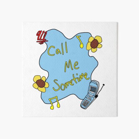 911/Mr. Lonely CALL ME SOMETIME Art Board Print