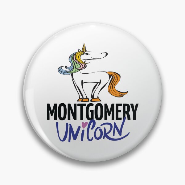 Item preview, Dibujos animados de unicornio de Montgomery designed and sold by FiveNiches.