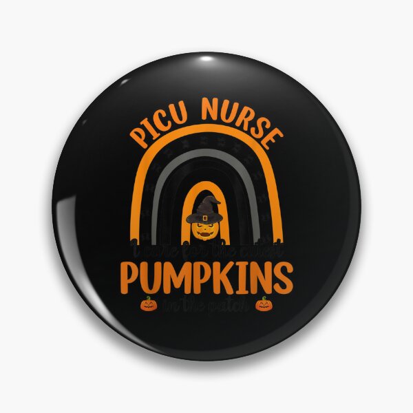 Item preview, Halloween Rainbow PICU Nurse I Care The Cutest Pumpkins designed and sold by Kentkroon.