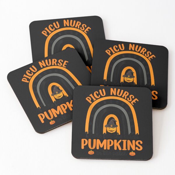 Item preview, Halloween Rainbow PICU Nurse I Care The Cutest Pumpkins designed and sold by Kentkroon.