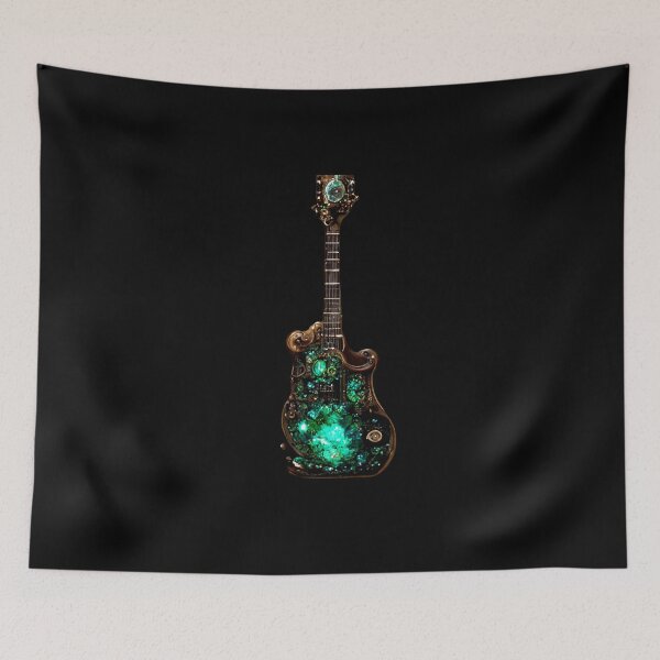 Item preview, Gfab Bfab Gen Ai FFab ABAI Surreal Trends Clothing Gemmed Electric guitar Design/Concept designed and sold by Surrealtrends.