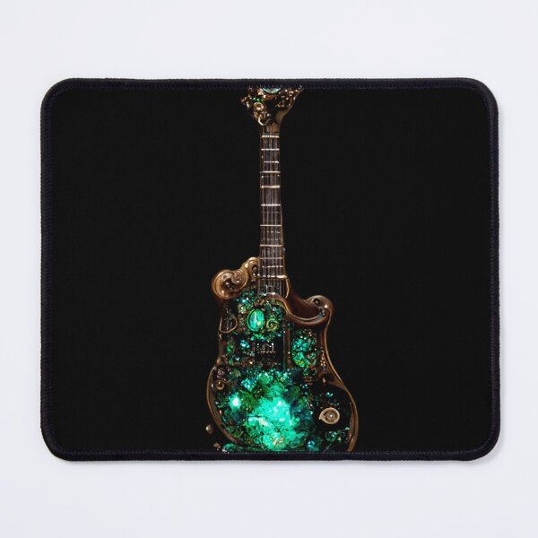 Item preview, Gfab Bfab Gen Ai FFab ABAI Surreal Trends Clothing Gemmed Electric guitar Design/Concept designed and sold by Surrealtrends.