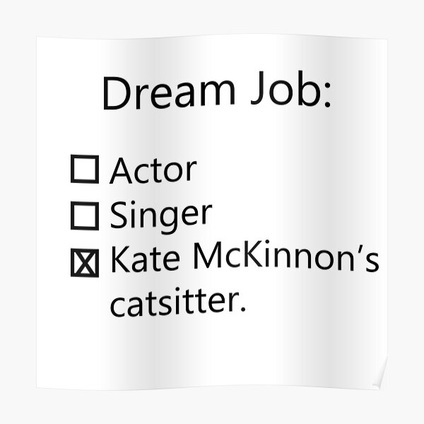 Kate McKinnon's Catsitter Poster