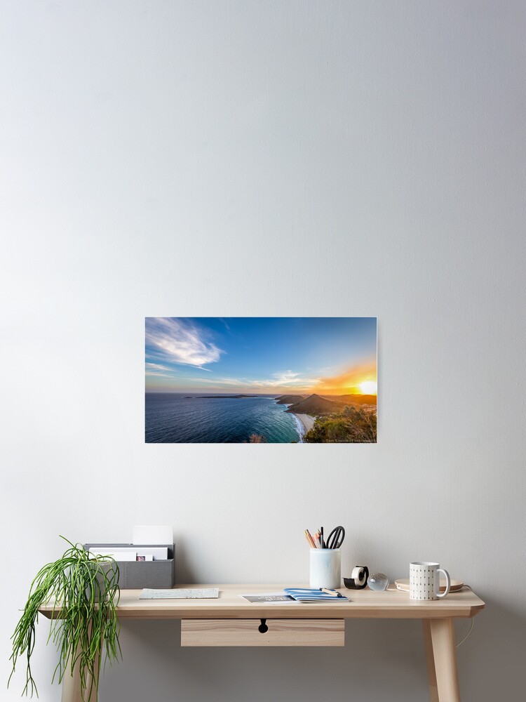 Thumbnail 2 of 3, Poster, Tomaree Head - Port Stephens designed and sold by tamchurch.