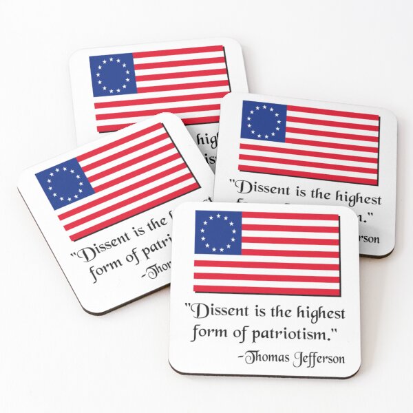 Item preview, Dissent Patriotic Thomas Jefferson designed and sold by CallasgerJumble.