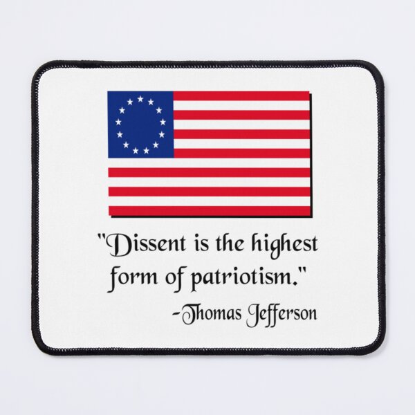 Item preview, Dissent Patriotic Thomas Jefferson designed and sold by CallasgerJumble.