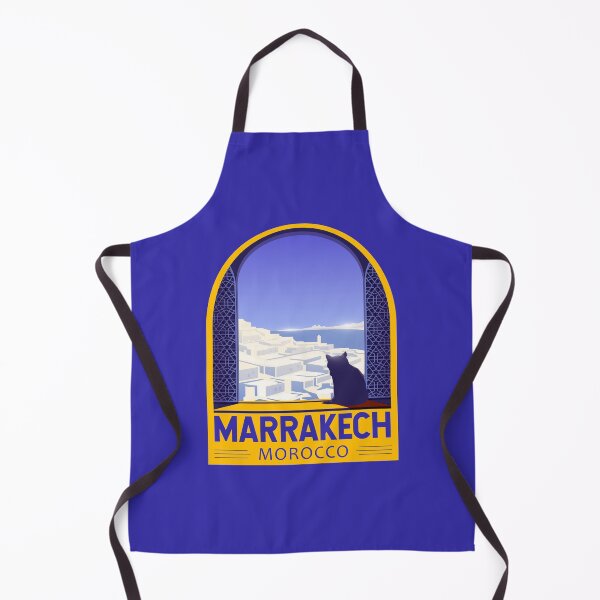 Item preview, Marrakech Morocco Retro Emblem designed and sold by KrisSidDesigns.