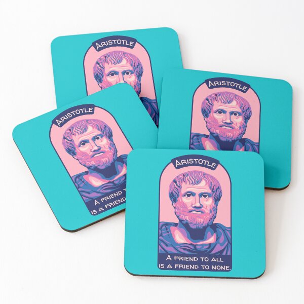 Item preview, Aristotle Portrait and Quote designed and sold by Unhinged Heather.