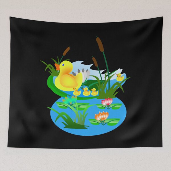 Item preview, Ducks Swimming in a Pond designed and sold by CallasgerJumble.