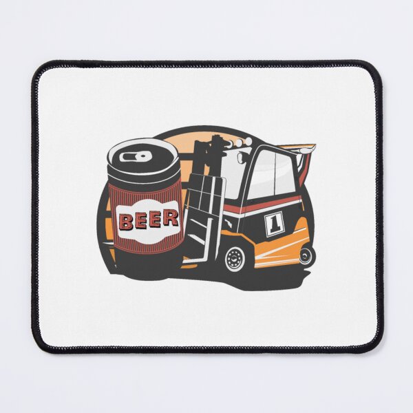 Item preview, Forklift rushing with a can of beer. designed and sold by CallasgerJumble.