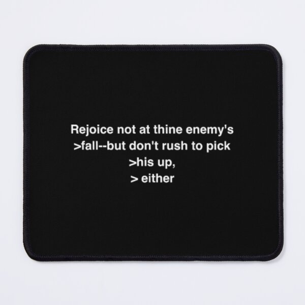 Item preview, HQ Rejoice not at t white  designed and sold by CallasgerJumble.