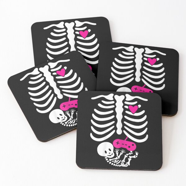 Item preview, Womens Womens Skeleton Baby Gamer Pregnant Xray Cage for Halloween designed and sold by Gormgunnarsson.