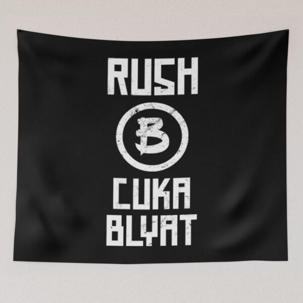 Item preview, Rush B Cyka Blyat Online Gaming Meme designed and sold by CallasgerJumble.
